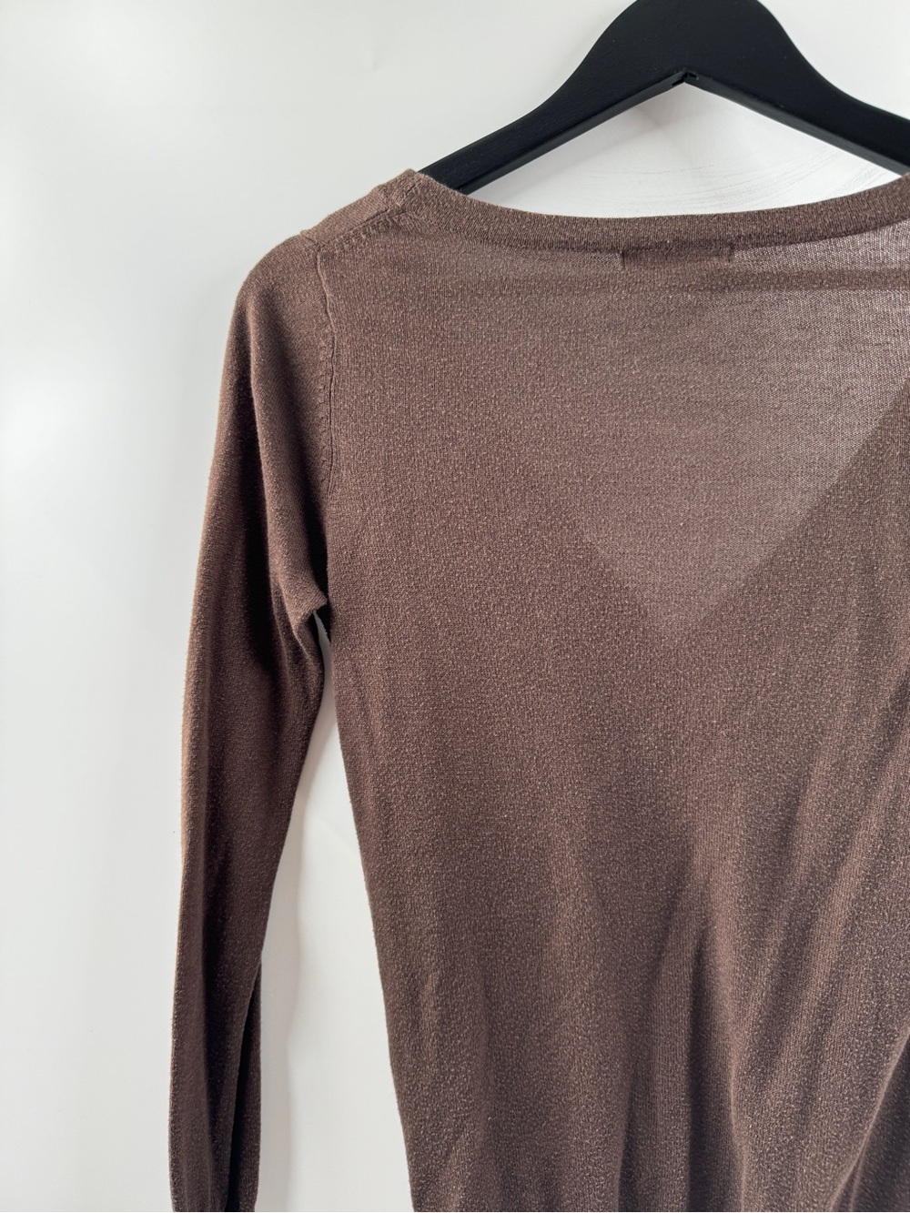 Forever 21 Brown Y2K Button Front Cardigan – Women's Small Cotton Blend - Picture 8 of 9
